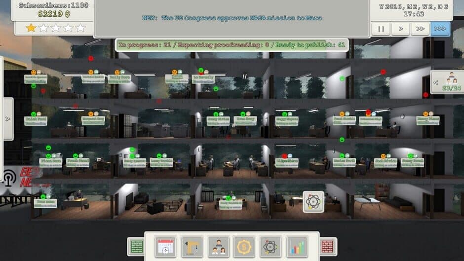 Скриншот 1 из News Tycoon