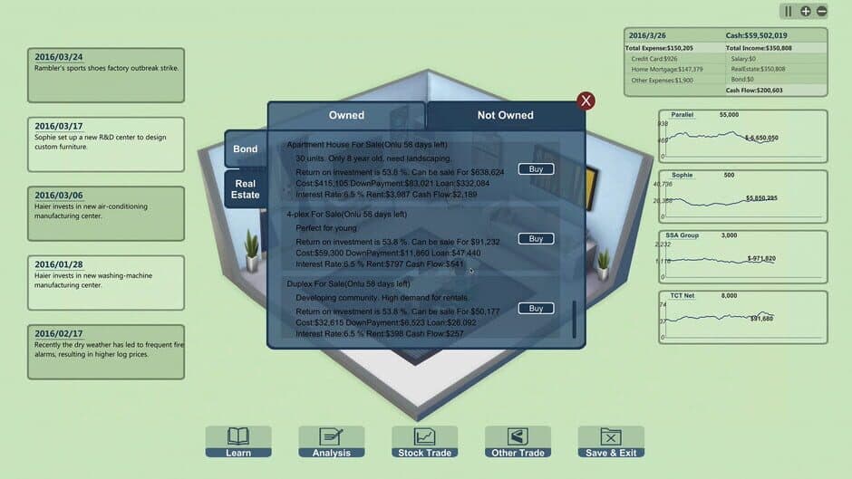 Скриншот 4 из Individual Investor Tycoon