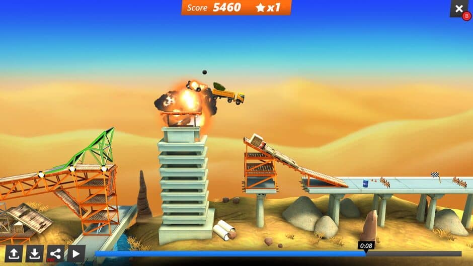 Скриншот 1 из Bridge Constructor: Stunts