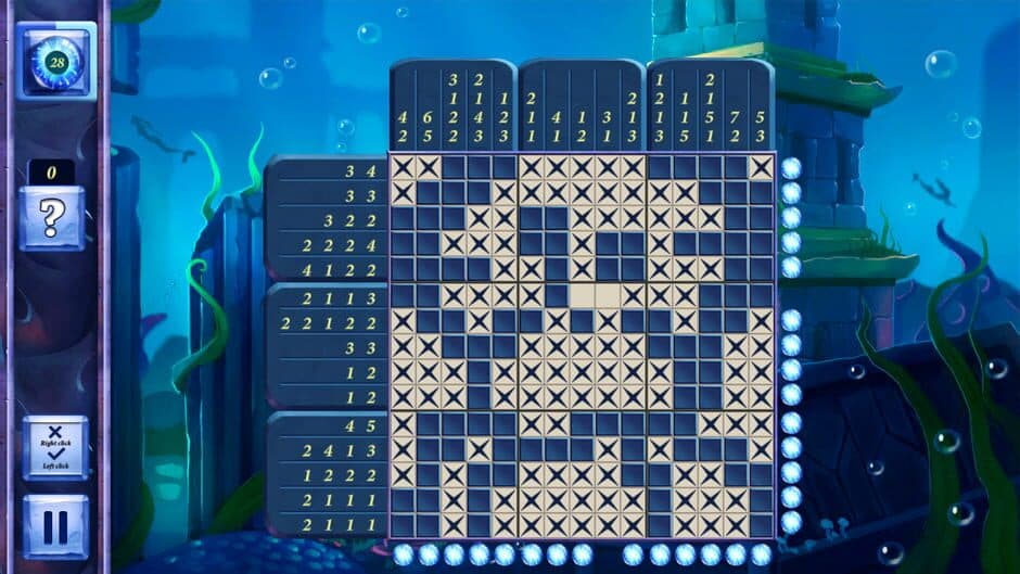 Скриншот 2 из Picross Fairytale: Legend of the Mermaid