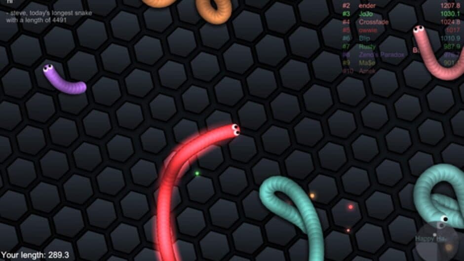 Скриншот 2 из Slither.io