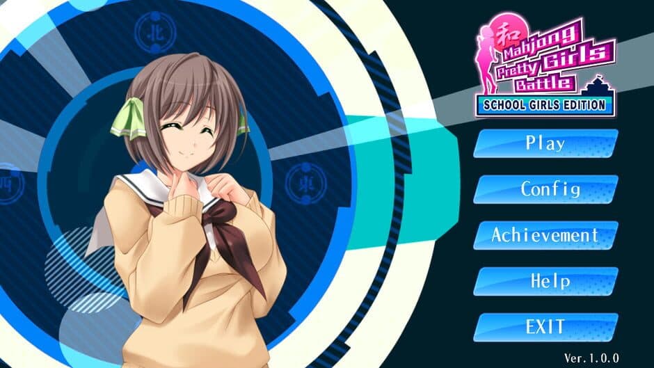 Скриншот 4 из Mahjong Pretty Girls Battle: School Girls Edition