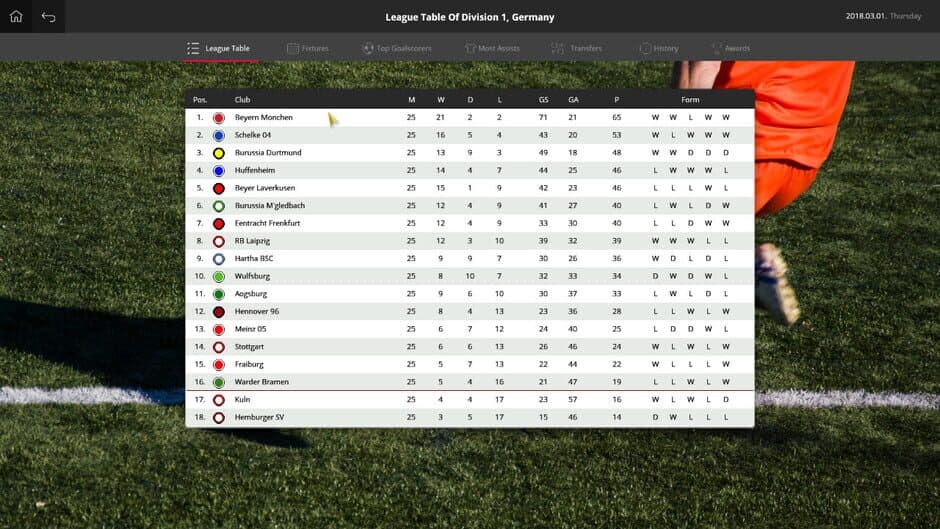 Скриншот 12 из Global Soccer Manager 2018
