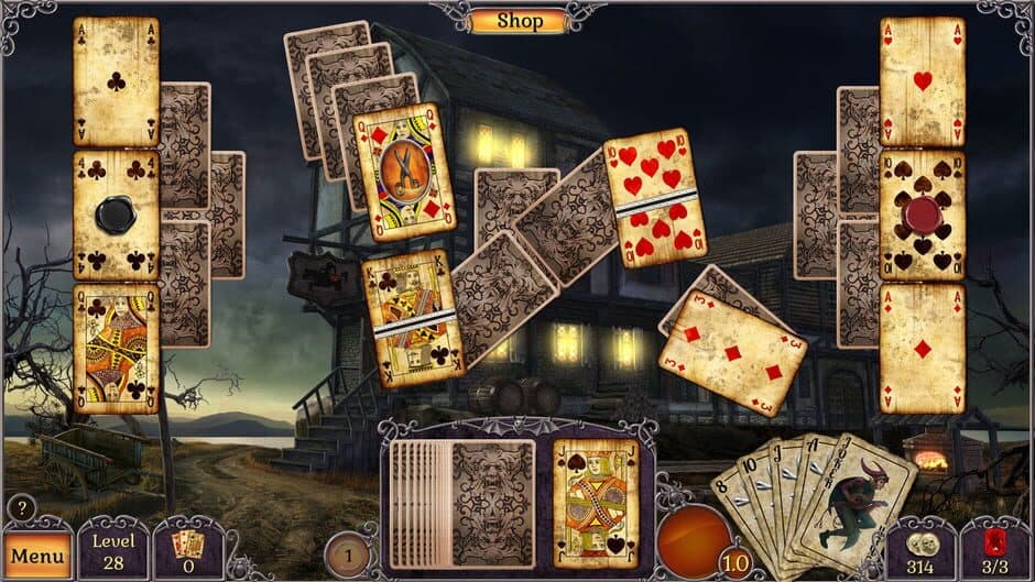 Скриншот 1 из Jewel Match Twilight Solitaire