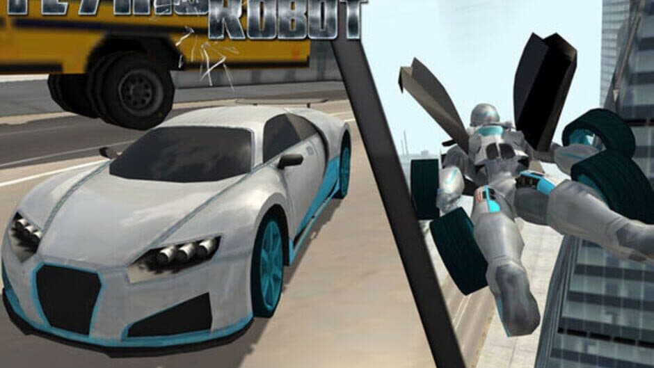 Скриншот 6 из Flying Car Robot Flight Drive Simulator Game 2017