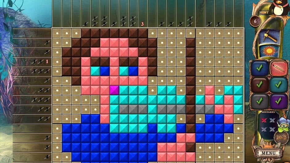 Скриншот 2 из Fantasy Mosaics 18: Explore New Colors