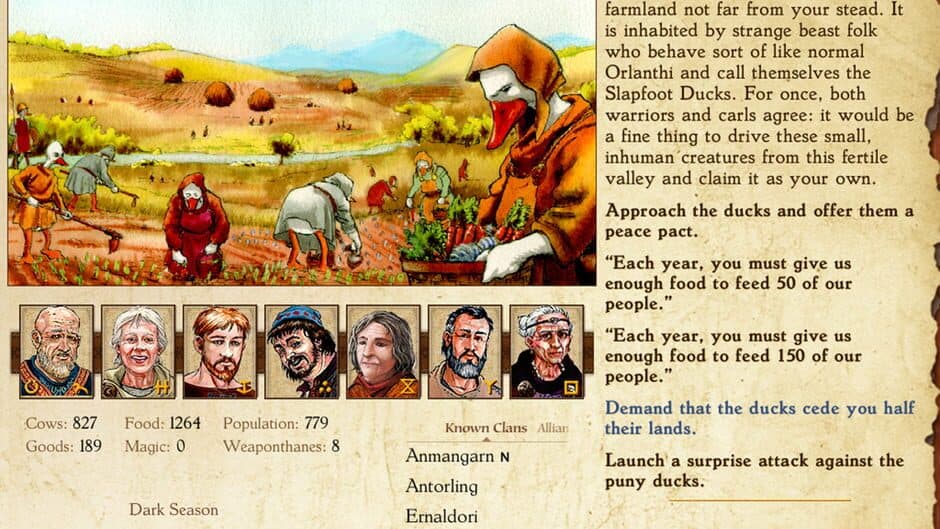 Скриншот 1 из King of Dragon Pass