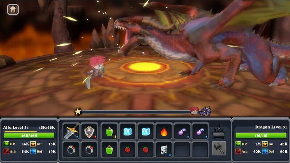 Скриншот 1 из Clumsy Knights : Threats of Dragon