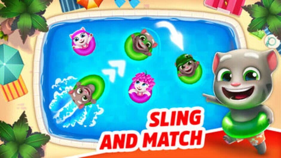 Скриншот 1 из Talking Tom Pool
