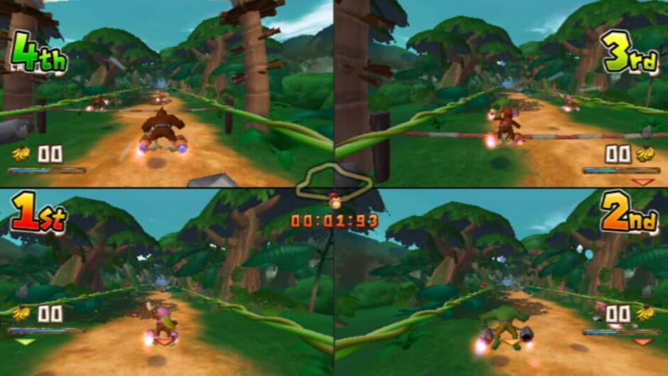 Скриншот 6 из Donkey Kong Barrel Blast