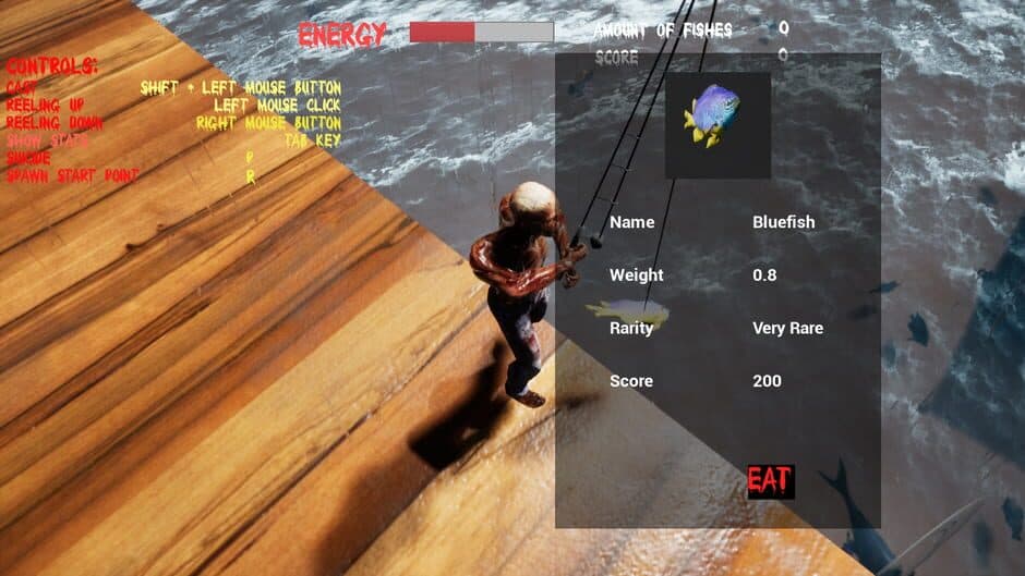 Скриншот 1 из Horror Fish Simulator