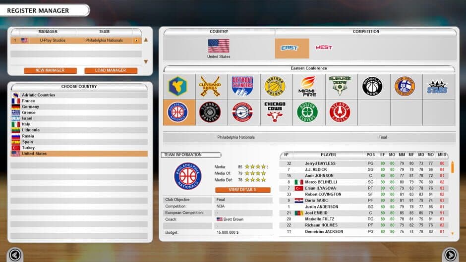 Скриншот 8 из International Basketball Manager