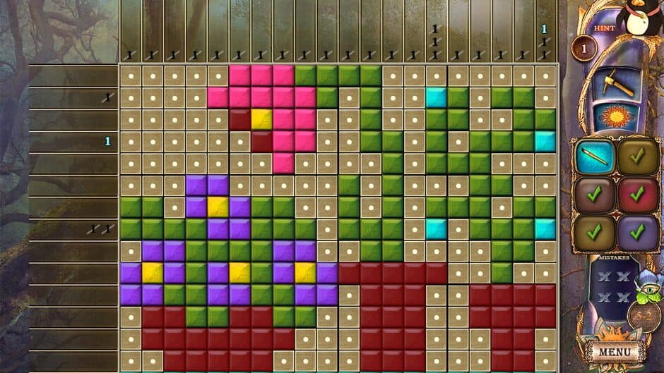 Скриншот 1 из Fantasy Mosaics 20: Castle of Puzzles