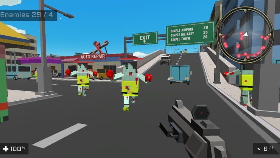 Скриншот 1 из Square Head Zombies 2 - FPS Game
