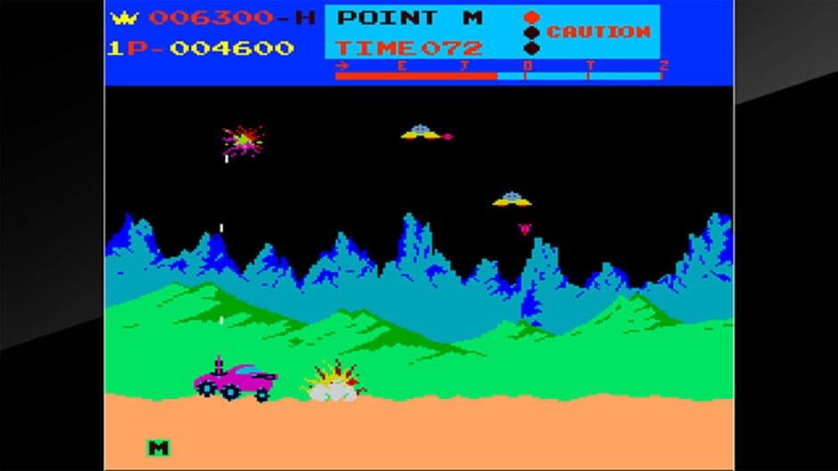 Скриншот 1 из Arcade Archives: Moon Patrol