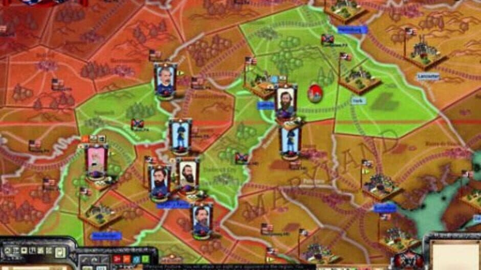 Скриншот 1 из Ageod's American Civil War: The Blue and the Gray
