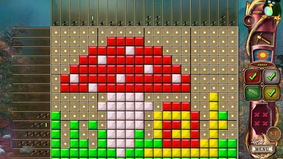 Скриншот 2 из Fantasy Mosaics 14: Fourth Color