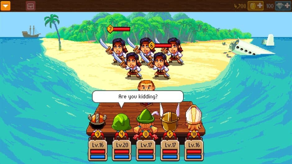 Скриншот 2 из Knights of Pen and Paper 2: Free Edition
