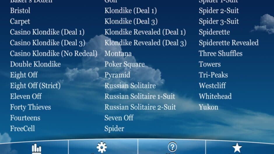 Скриншот 3 из Eric's All-in-1 Solitaire