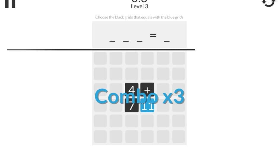 Скриншот 1 из InfiniMath - Endless Math Puzzle