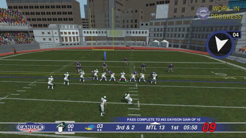 Скриншот 3 из Canadian Football 2017