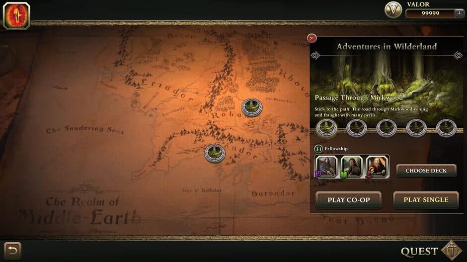 Скриншот 1 из The Lord of the Rings: Adventure Card Game