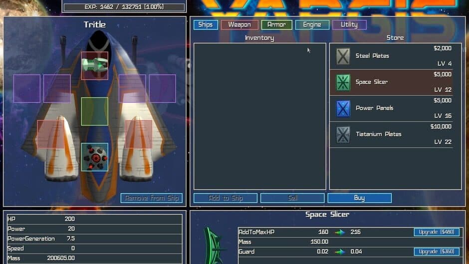 Скриншот 1 из Yargis: Space Melee
