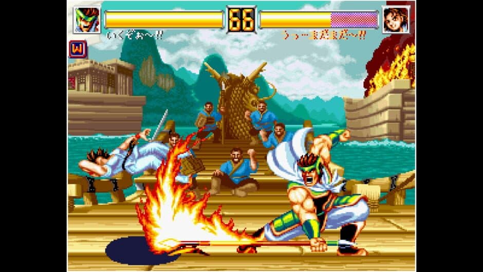 Скриншот 1 из ACA Neo Geo: World Heroes 2 Jet