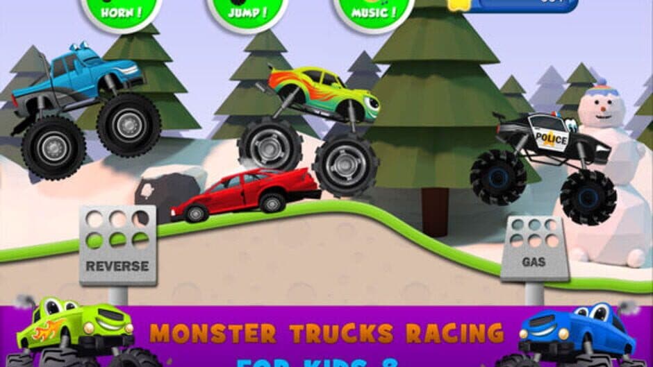 Скриншот 7 из Monster Trucks Kids Racing Game