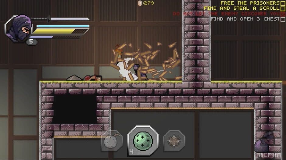 Скриншот 2 из Pixel Shinobi: Nine demons of Mamoru