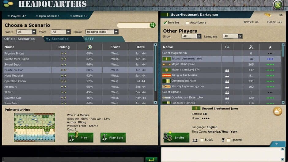 Скриншот 2 из Memoir '44 Online