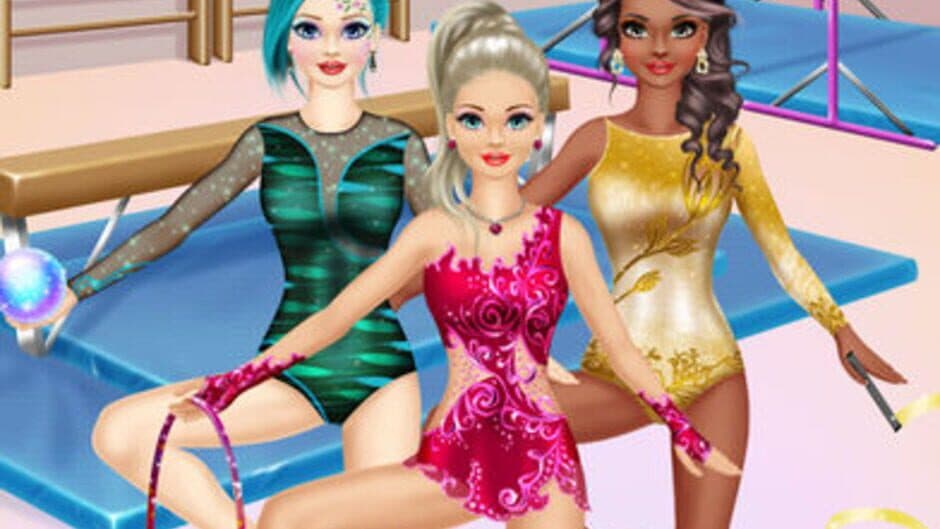 Скриншот 2 из Gymnastics Salon - Makeup & Dressup Girls Game