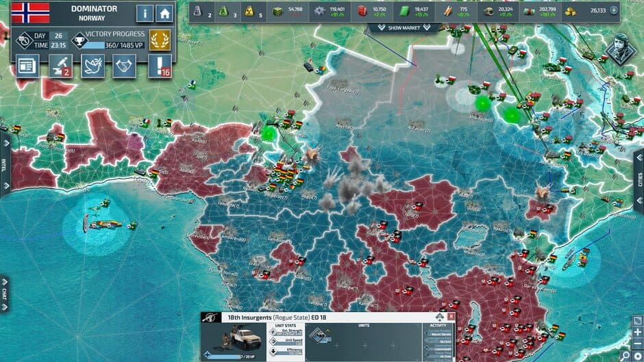 Скриншот 11 из Conflict of Nations: World War 3