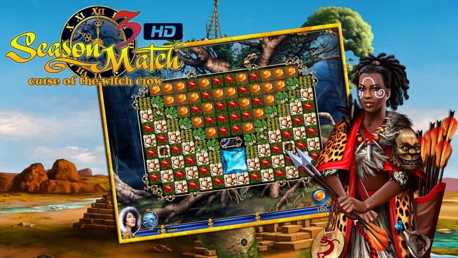Скриншот 3 из Season Match 3: Curse of the Witch Crow