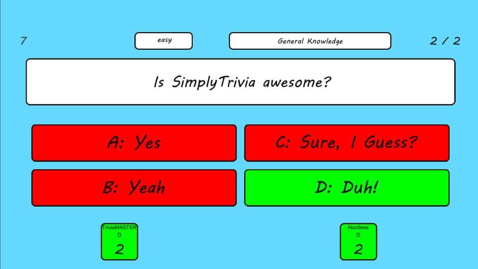 Скриншот 1 из SimplyTrivia