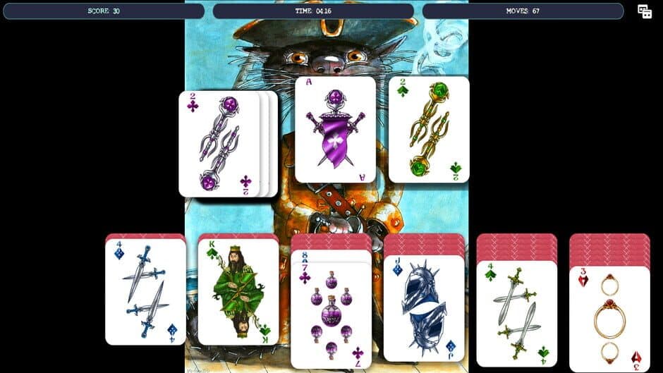 Скриншот 5 из Solitaire - Cat Pirate Portrait