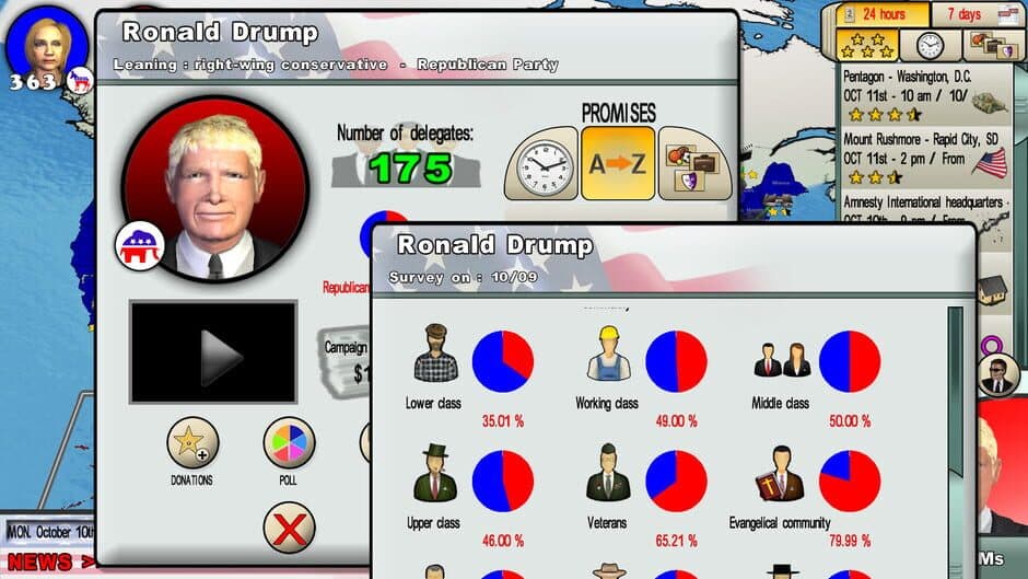 Скриншот 2 из The Race for the White House 2016