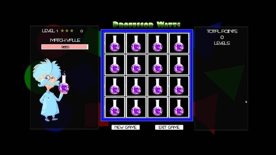 Скриншот 2 из Professor Watts: Memory Match
