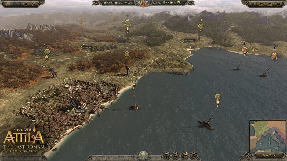 Скриншот 3 из Total War: Attila - The Last Roman Campaign Pack