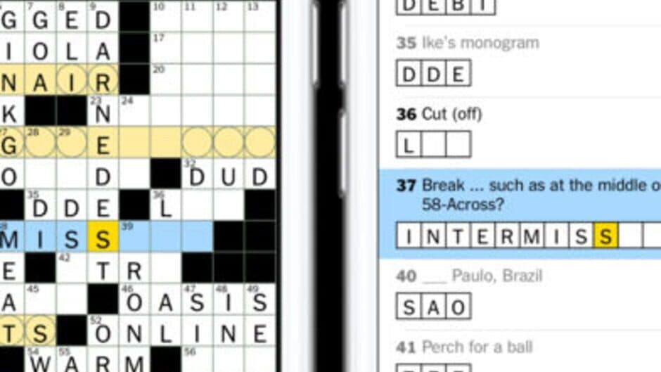 Скриншот 1 из New York Times Crossword