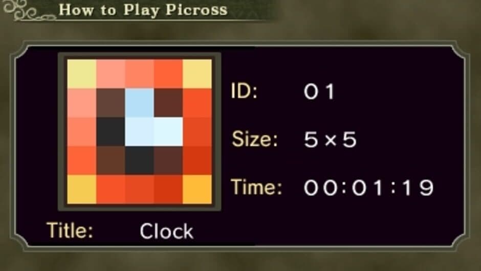 Скриншот 5 из My Nintendo Picross: The Legend of Zelda Twilight Princess