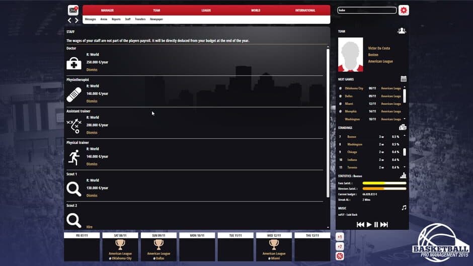 Скриншот 1 из Basketball Pro Management 2015