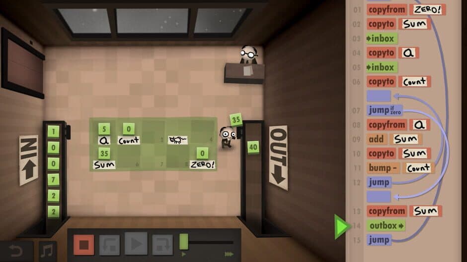 Скриншот 1 из Human Resource Machine