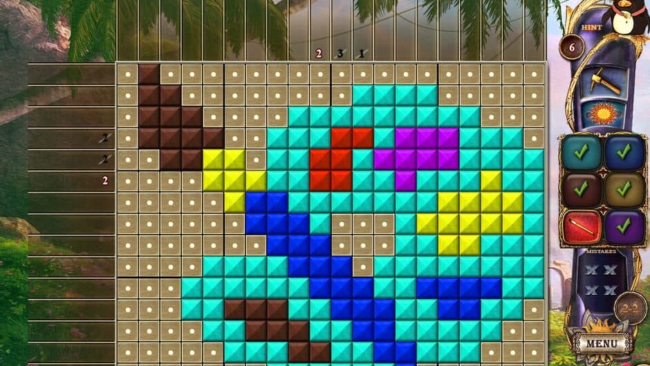 Скриншот 1 из Fantasy Mosaics 17: New Palette