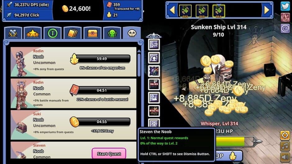 Скриншот 4 из Ragnarok Clicker