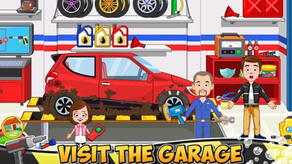 Скриншот 9 из My Town: Car (wash, fix & drive cars)