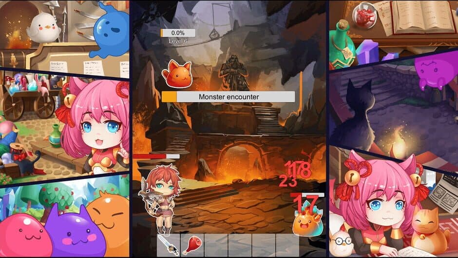 Скриншот 6 из Slime Age: Parody MMORPG Clicker