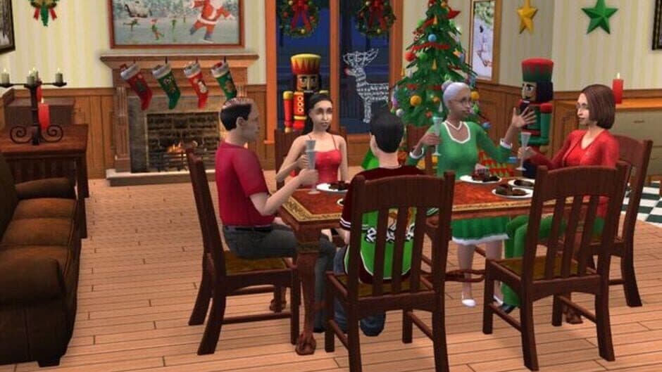 Скриншот 2 из The Sims 2: Holiday Party Pack
