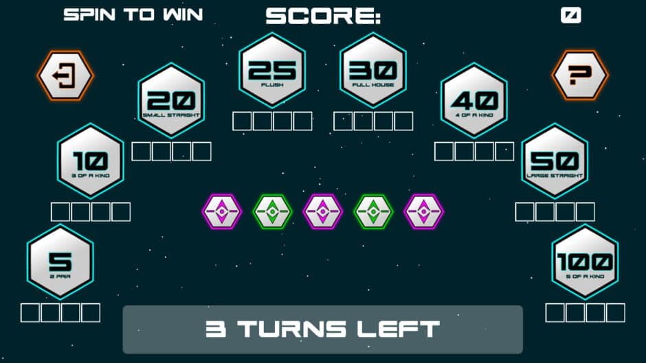 Скриншот 1 из Poker Dice Solitaire Future