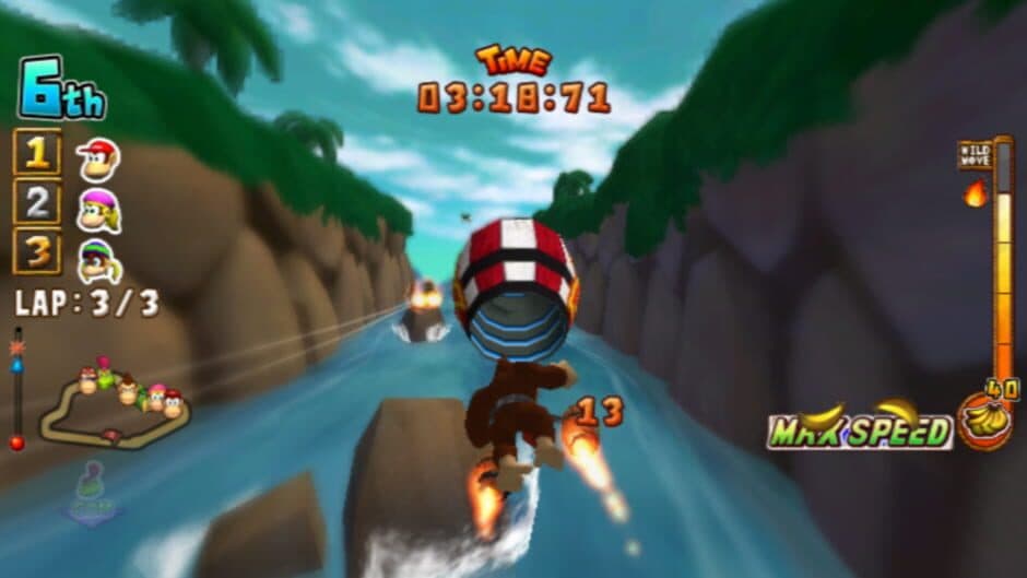 Скриншот 3 из Donkey Kong Barrel Blast
